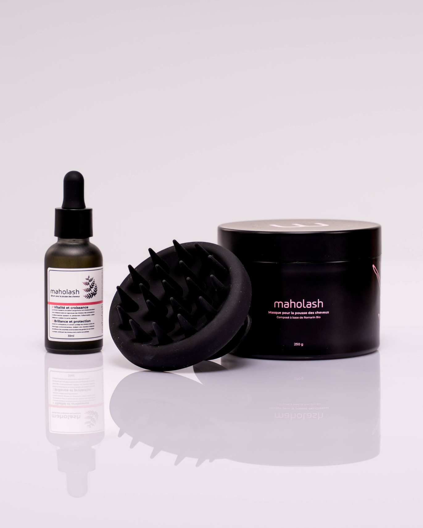 Le pack Masque + Huile + Brosse