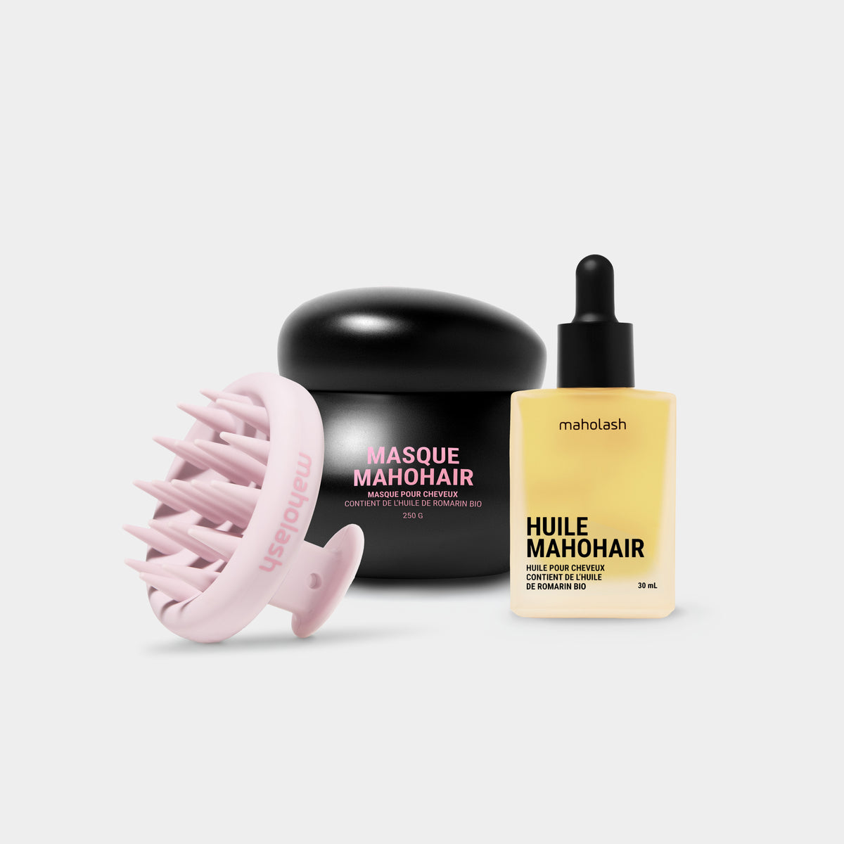 Le pack Masque + Huile + Brosse