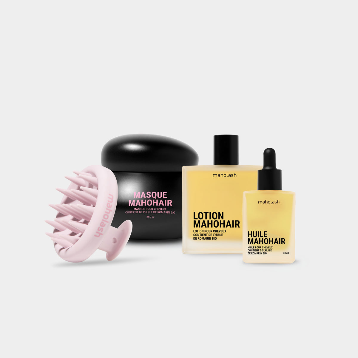Le pack Lotion + Masque + Huile + Brosse