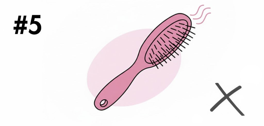 ARRÊTE de brosser tes cheveux à sec