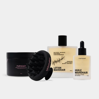 Le pack Lotion + Masque + Huile + Brosse